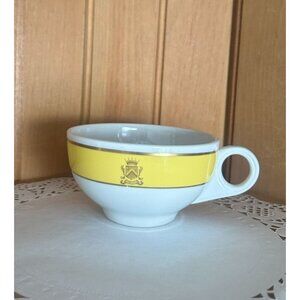 Vintage The Carlyle Hotel NYC Shenango China Cup Yellow Gold Rim